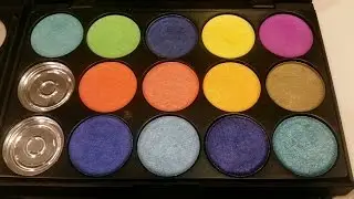 Making Spring/Summer/Vivid Color Handpressed Mineral Eyeshadow