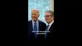 President Biden welcomes PM Kier Starmer of the U.K. to the White House for a bilateral meeting