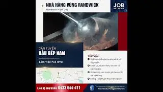 👨&zwj;🍳 MALE CHEF WANTED &ndash; RANDWICK NSW