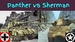 Panzer tank vs Sherman tank