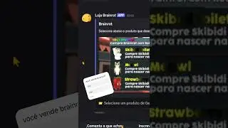 BOT de loja de BRAINROT discord #brainrot #loja #store