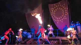 Fire Dance at Disney Aulani Luau