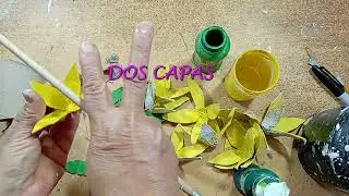 Con cajas de cartón de huevos, hermosos Girasoles 🌻🌻🌻🌻