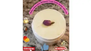 Make a beautiful whipped Triple Body Butter and Hemp Seed Oil with me! @RoSeinSkinCare