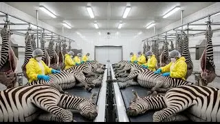 FULL PROCESS | Inside The Zebra Skin Production Line From Base Material To Complete Premium Products