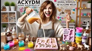 🧸 Acxydm Animal Resin Molds Set,3D Silicone Molds Review 🧸