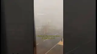Intense storms hit france & spain: disaster unfolds #disaster #moment #viral