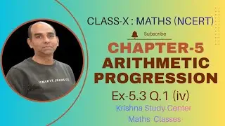 NCERT Class X Unit 5 Arithmetic Progression Ex-5.3 Q.1 (iv) #maths #class10 #basic