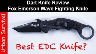 D.A.R.T. Knife Review &mdash; Fox &times; Doug Marcaida Emerson Wave (Direct Action Response Tanto)