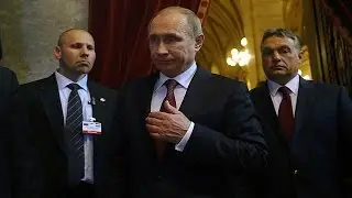 Warm welcome for Russia's Putin in Hungary