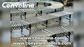 Flexible Roller Conveyor for easy material transfer