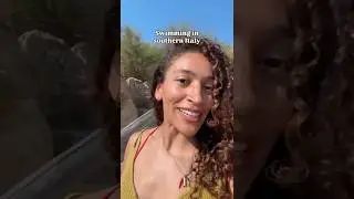 Swimming in southern Italy #italy #travel #shorts #youtubeshorts #traveltips