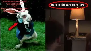 El CONEJO BLANCO me alcanz&oacute; y la L&Aacute;MPARA se VE&Iacute;A RARA... Doble VIRAL de TIKTOK EXPLICADO