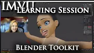 Twitch Live - IMVU Learning Session zoom call - Morph Animation Toolkit for Blender