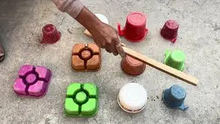 How To Making Glass Cake With Natural Sand  11