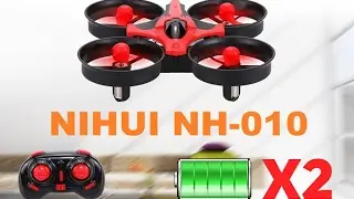 Квадрокоптер NIHUI NH-010 | Распаковка, обзор, полёты на улице и в доме