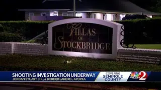 Shooting investigation underway at Seminole County apartment complex
