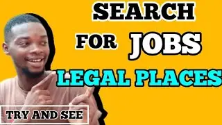 Search For Jobs In Ghana 🇬🇭| Legit places|Try And See| #job #ghana #fyp #viralvideo