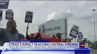 Auto shop manager says UAW Strike could impact Virginians