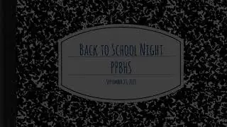 Point Pleasant Borough High School Back to School Night (September 23, 2021)