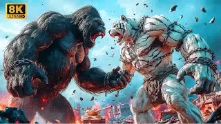 King Kong vs. White Tiger Man: The confrontation begins on a military cargo plane