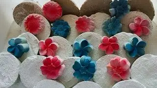 Tiny flowers with Circles| ASMR| Anxiety Relief| Sleep Aid| Oddly Satisfying 