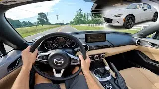 2024 Mazda MX-5 Miata RF Grand Touring | POV Walkaround and Test Drive ASMR