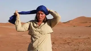 How to tie a head scarf/tagelmust? - Desert trekking by Forclaz