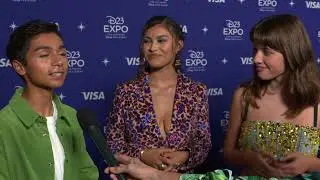 Peter Pan Wendy - D23 Expo  - itw Ever Anderson, Alexander Molony and Alyssa Wapanatahk