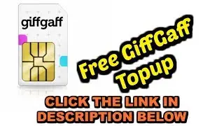 Free GiffGaff Top Up | Free GiffGaff Sim Card with Free &pound;5 Top-up 4G