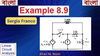 (Bangla)LCA || Example 8.9 ||  First Order Circuit