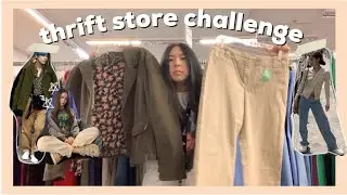 thrift store challenge ~ recreating kpop idols outfits! ~