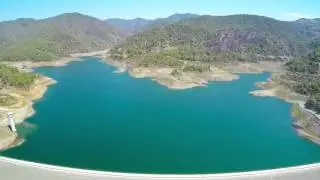 Aerial Footage of Kannaviou Dam - Paphos, Cyprus