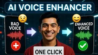 || Al Voice Enhancer🤫 ||Remove Noise & Make Studio Quality Clear Audio (Step by Step ) #viralvideo