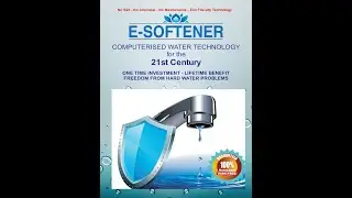 E-SOFTENER Water conditioner, salt free, echo-friendly, zero maintenance, anti-scale water softener.