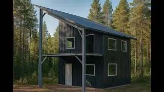 Build Your Dream Cabin: Ultimate 20x20 Single Slope Two-Story Kit [DIY Guide]