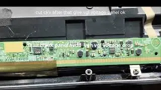 #Led tv 32 inch#  AUO blank panel# repair