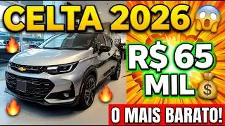 NOVO CELTA 2026 por R$ 65 MIL - O CARRO POPULAR MAIS BARATO QUE TODO BRASILEIRO QUER! 🔥🚗