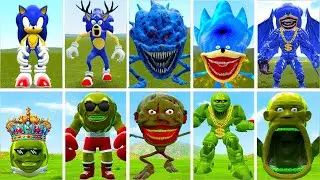 I DISCOVERED NEW EVOLUTIONS OF MONSTER KING SONIC GODZILLA VS MONSTER LINGANG MELON  IN GARRY'S MOD!