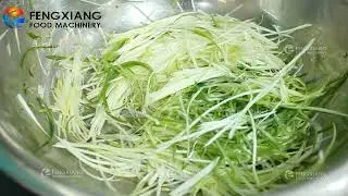 Desk top Green Onion Shredder Leek Cutting Machine
