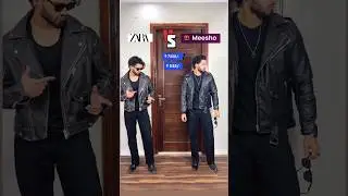 Zara vs meesho jackets #jacket #youtubeshorts #trending #viralvideo