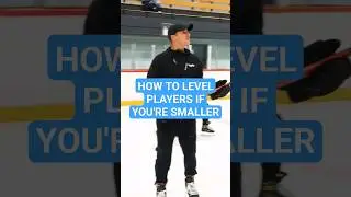 HOW TO LEVEL PLAYERS IF YOU'RE SMALLER #icehockey #hockeycoach