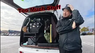 I have too much stuff in my van