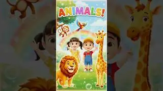 Learn Animals in English🐶🐱| English Adventure Kids #shorts#learnanimals #englishforkids#kidslearning