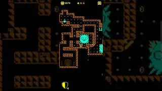 Tomb of The Mask : Complete Stage 219!! Collect all stars & dots