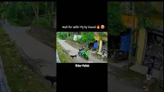 Kawasaki Ninja zx10r Fly by Sound #kawasaki zx10r #zx10r fly by #kawasaki zx10r flyby sound Zx10r 💚🔥