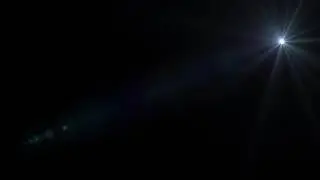 Optical Flares Black Screen | White 3D Star Moving Animation Green Screen