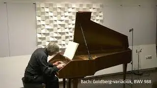 Bach Goldberg Variationen BWV 988 Mikl&oacute;s Sp&aacute;nyi harpsichord