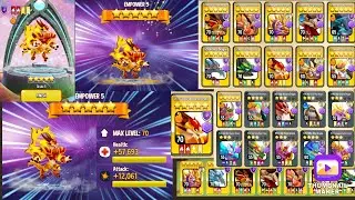 Getting Cosmic Detonation to E5 and Level 70!!! DragonCity