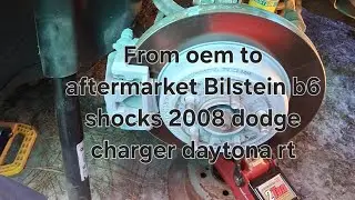 Bilstein shock install on a dodge charger rt 